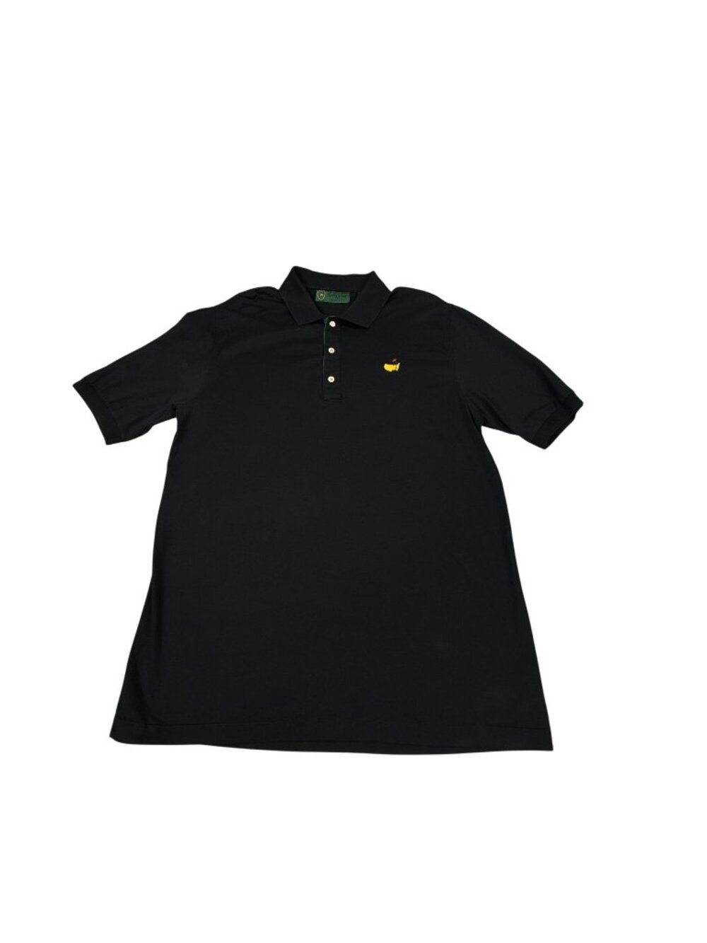 Masters Bobby Jones Collection Polo Shirt Mercerized Cotton Golf Mens L Black